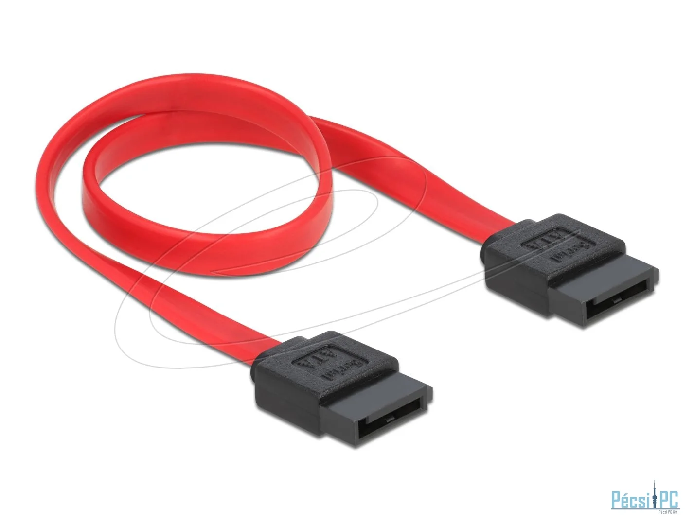 DeLock Cable SATA 30cm Red