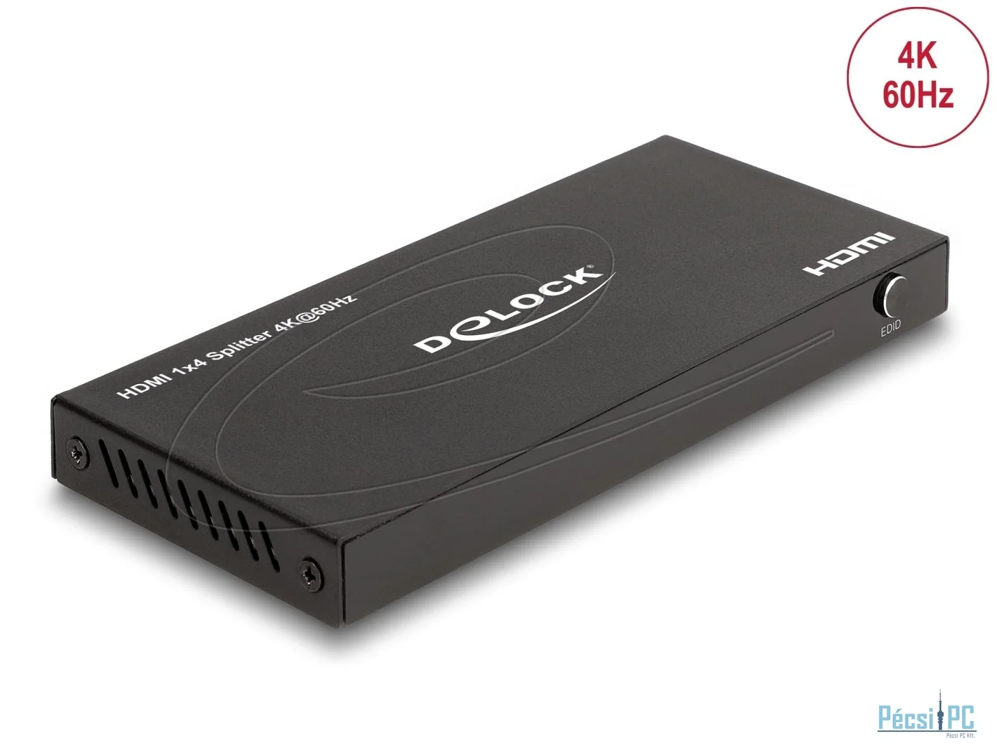 DeLock HDMI to 4xHDMI male/male adapter Black