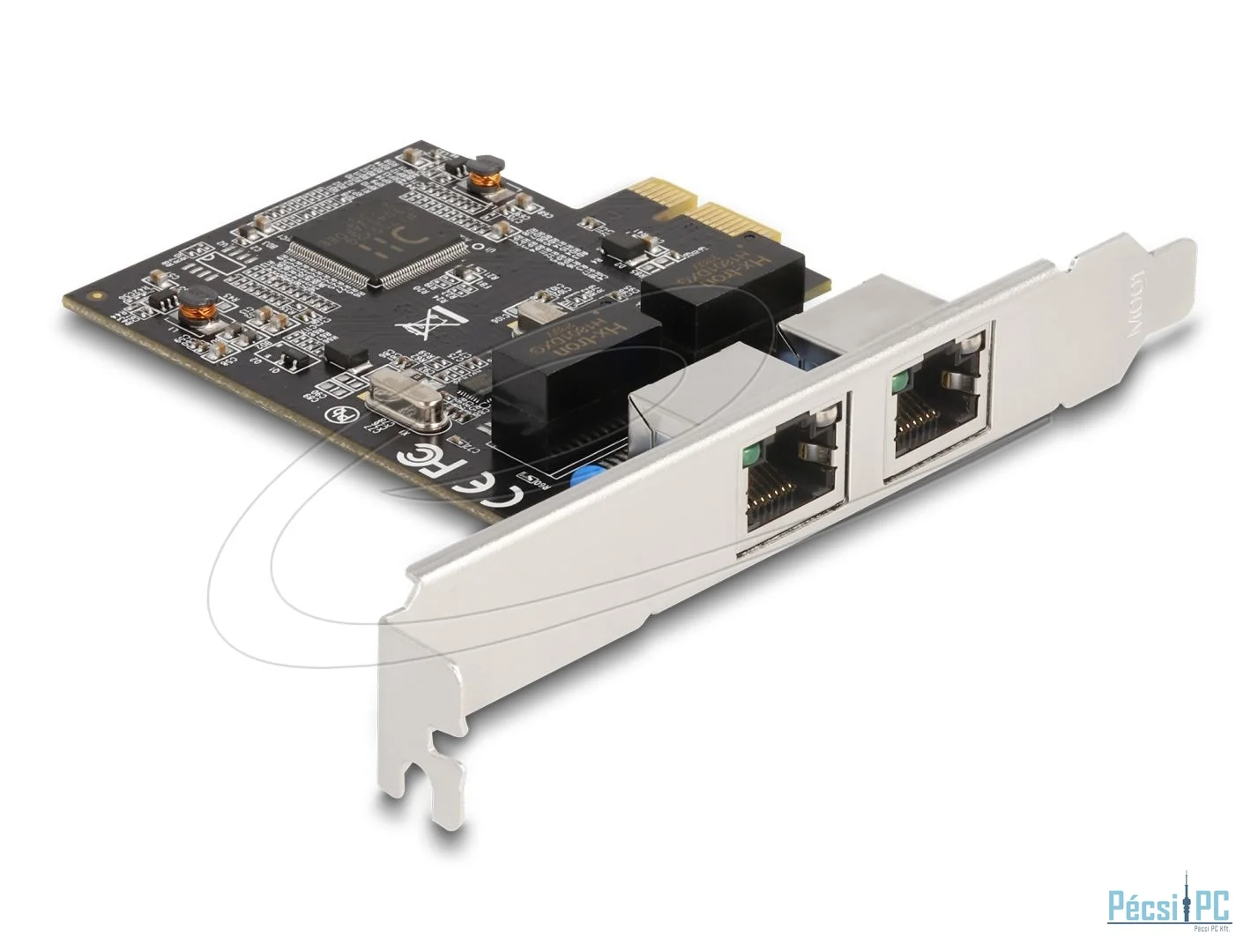 DeLock PCI Express Network Card Gigabit LAN 2xRJ45