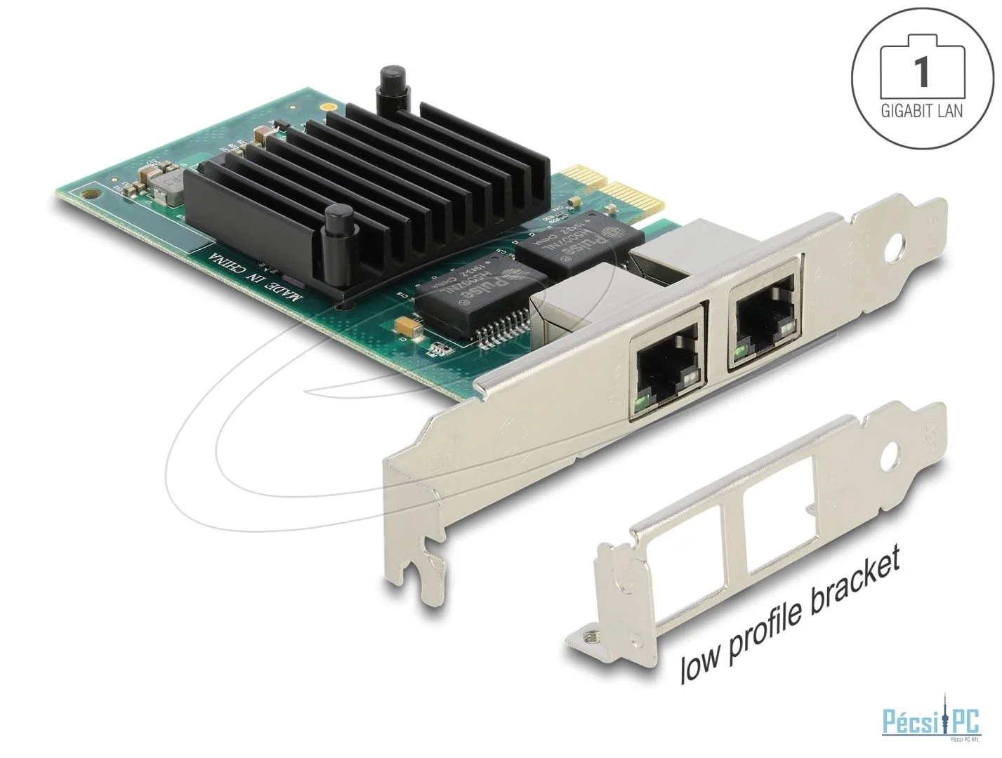 DeLock PCI Express x1 Card 2xRJ45 Gigabit LAN