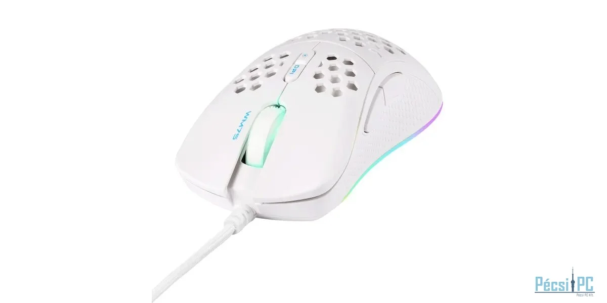 Deltaco WM75 Gaming Mouse White