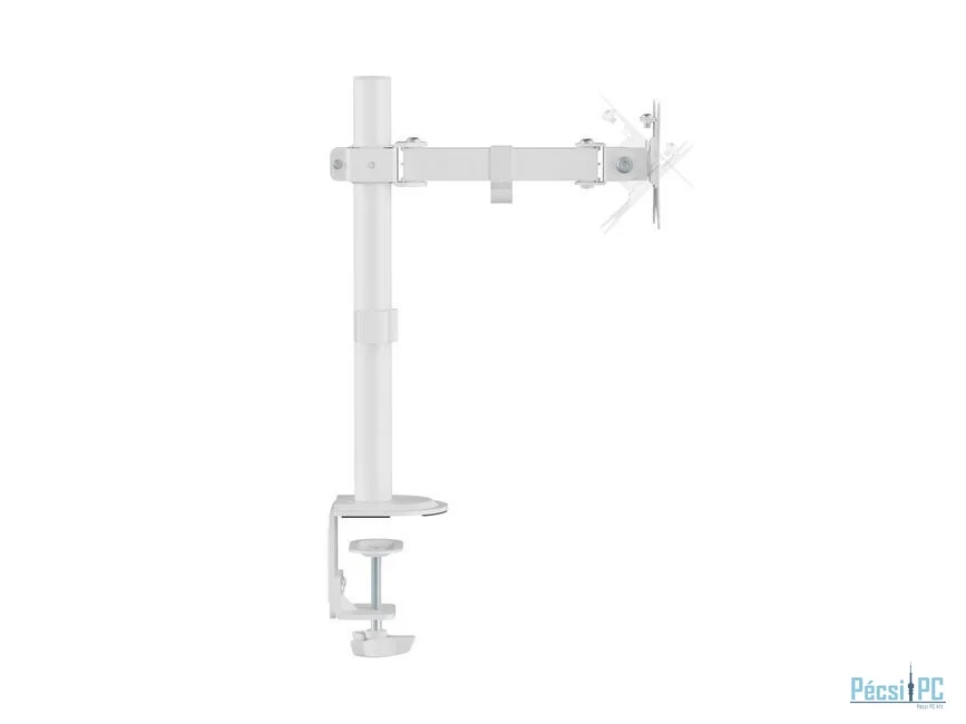 EQuip 17"-32" Articulating Monitor Desk Mount Bracket White