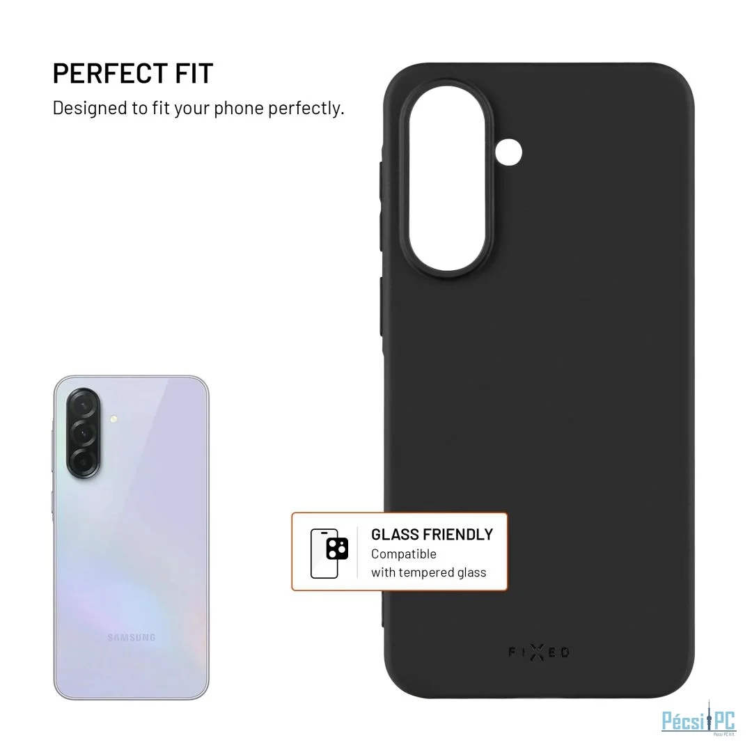 FIXED Story hátlap Samsung Galaxy A37 5G készülékhez, fekete