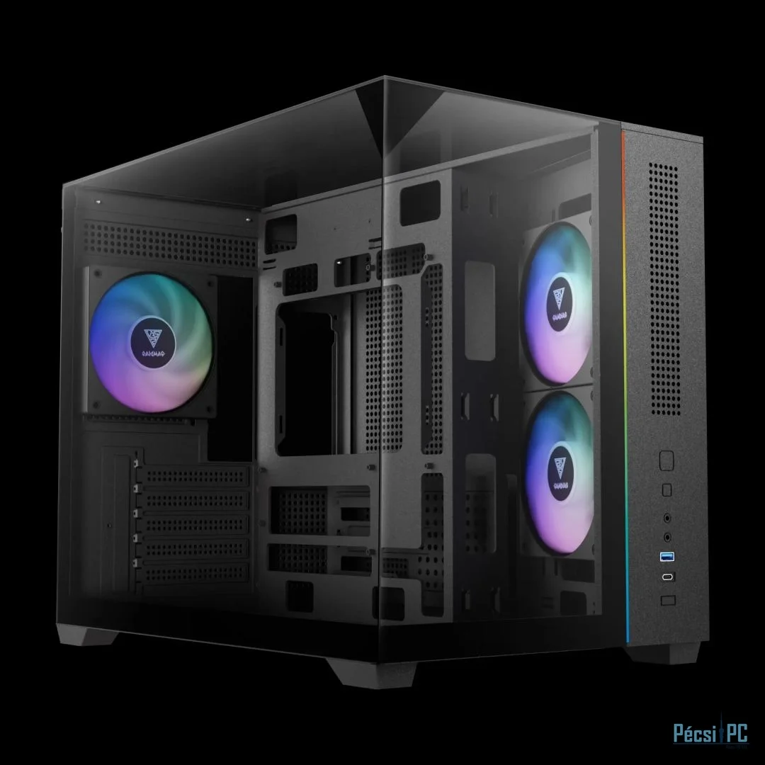 Gamdias Atlas M3M Tempered Glass Black