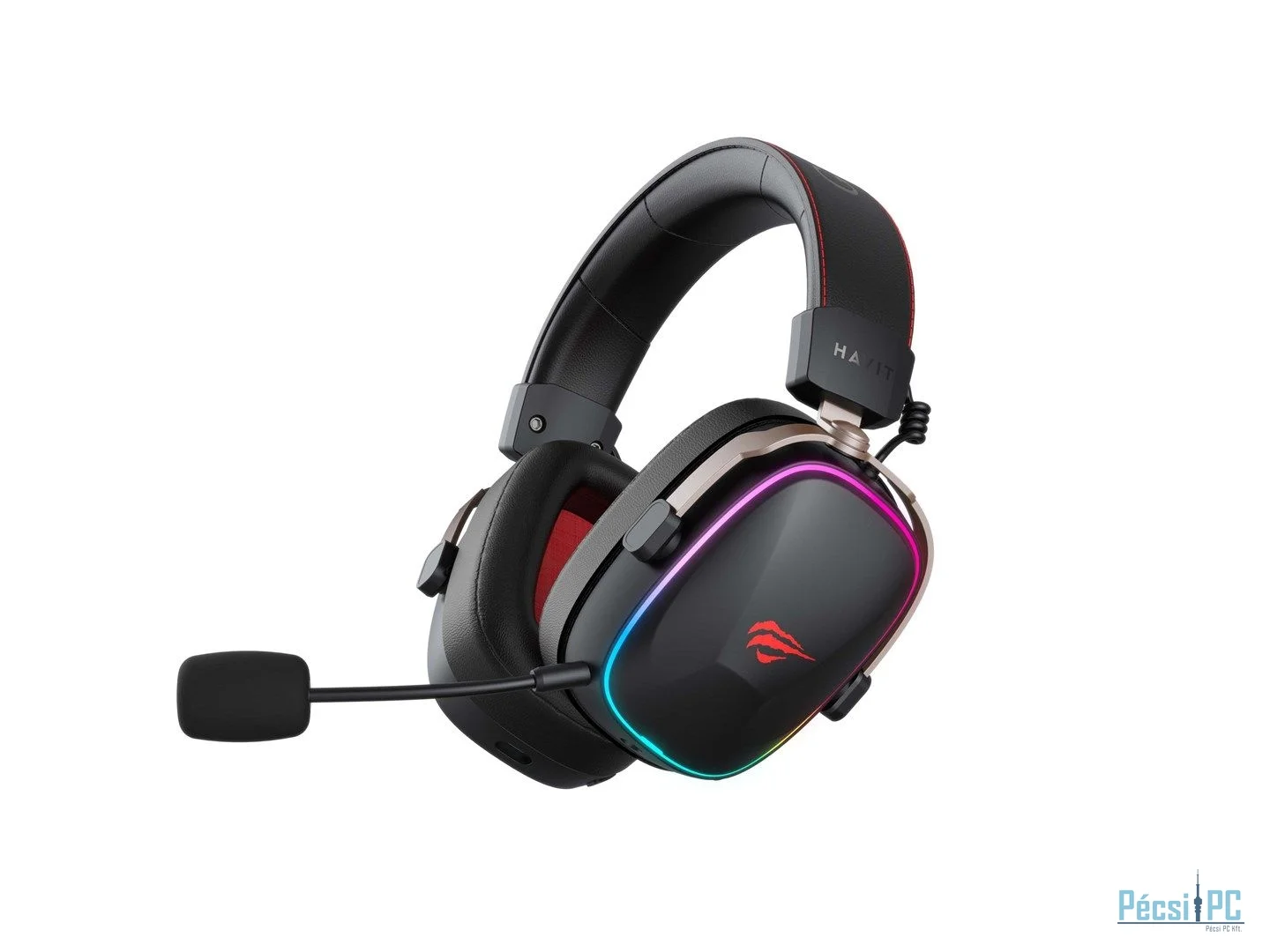 HAVIT Gamenote H2039BG Gaming Headset Black/Red