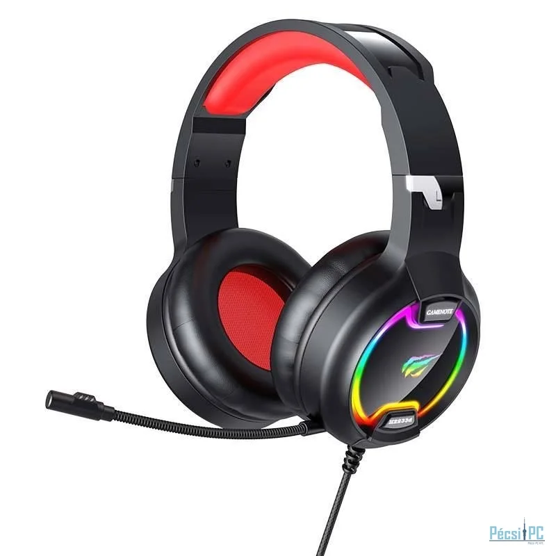 HAVIT Gamenote H2233D Gaming RGB Headset Black/Red