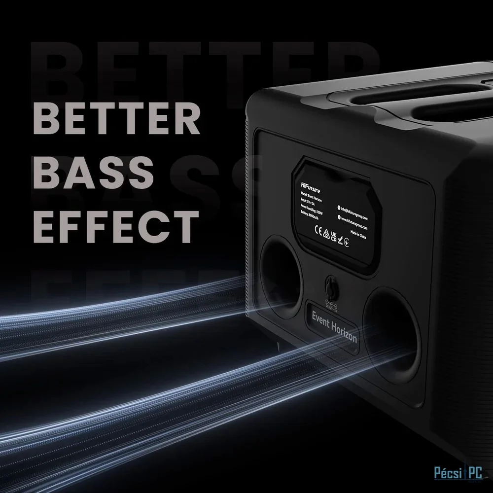 HiFuture Event Horizon Bluetooth Speaker Black