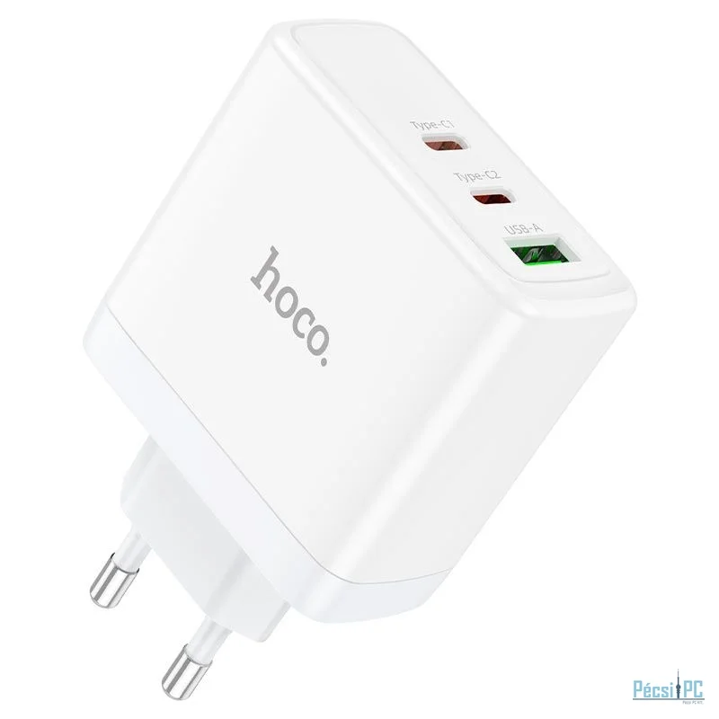 Hoco N30 Glory PD65W + QC3.0 Charger White