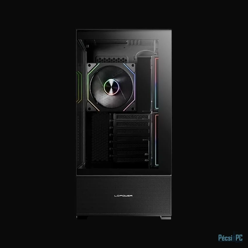 LC Power Gaming 812B Onyx Vision Tempered Glass Black