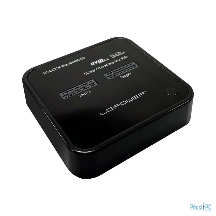 LC Power LC-DOCK-M2-NVME-V2 Docking station for two NVME M.2 SSDs