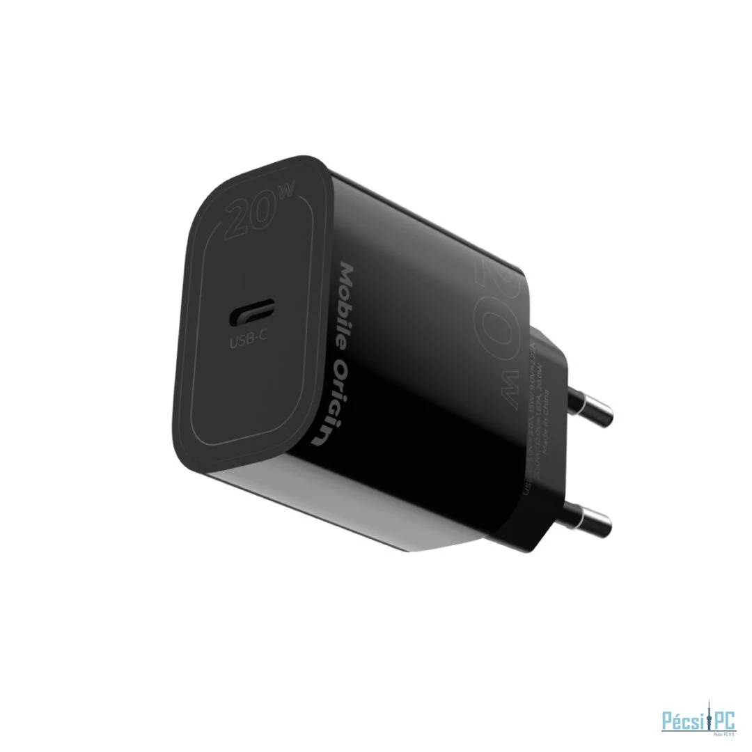 Mobile Origin PD20W Wall Charger MO11 1USB-C Black