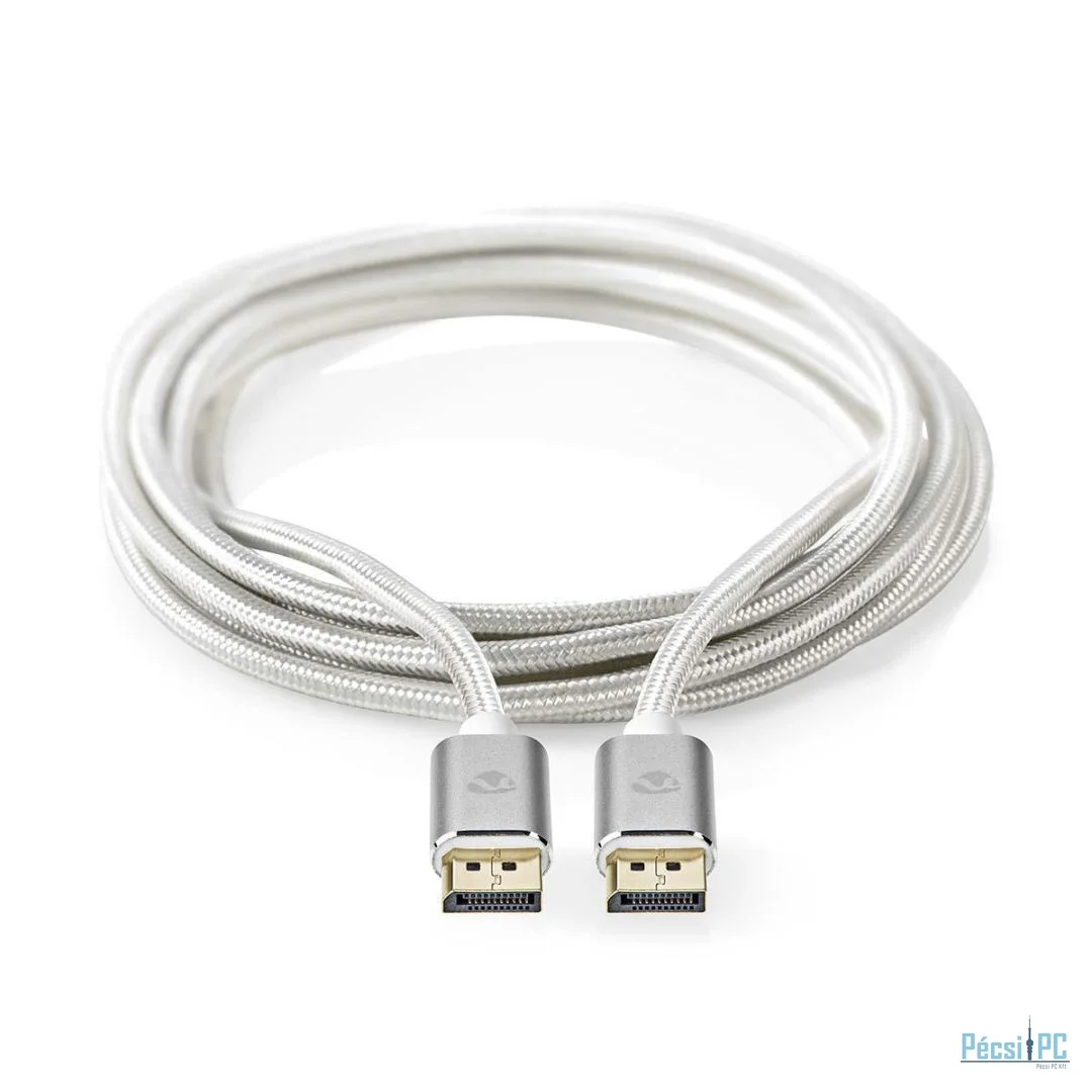 Nedis DisplayPort Male - DisplayPort Male 8K60Hz Gold Plated 2m Silver