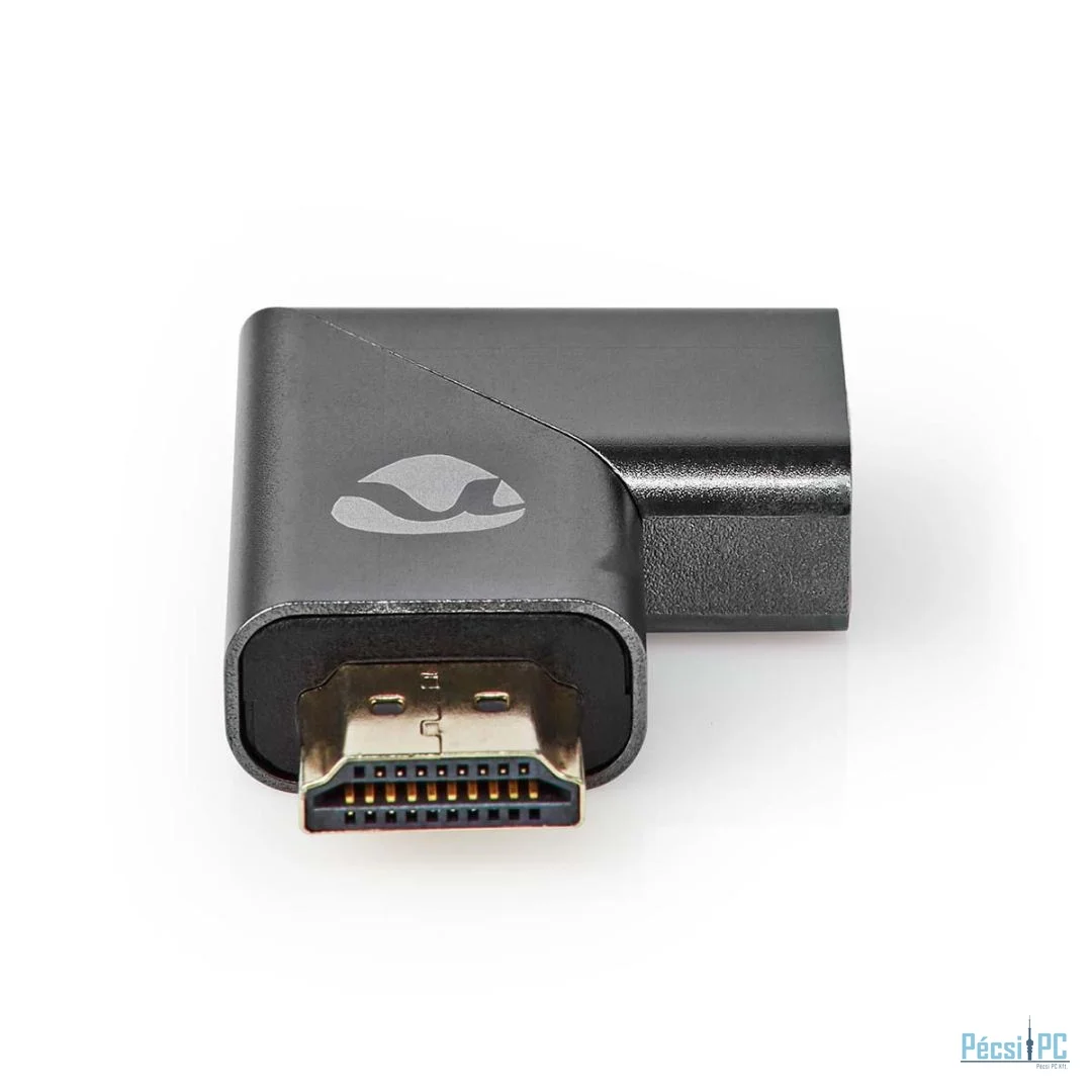 Nedis HDMI Adapter Angled Right Gun Metal Grey