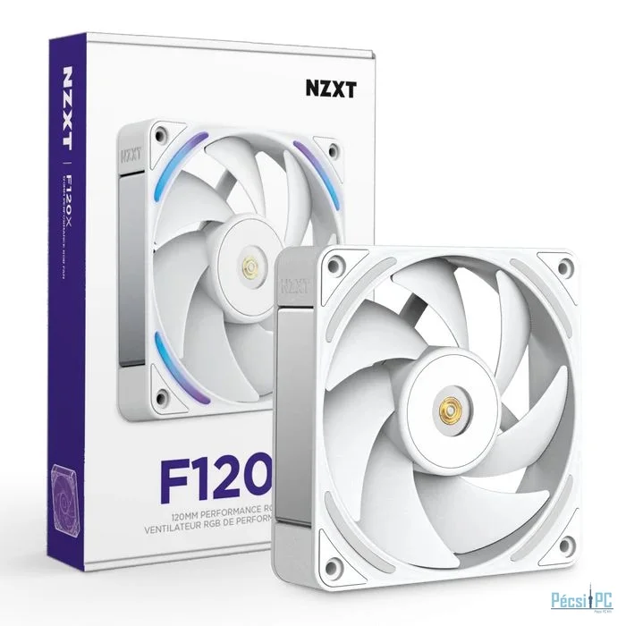 NZXT F120X 120mm Performance RGB Fan White