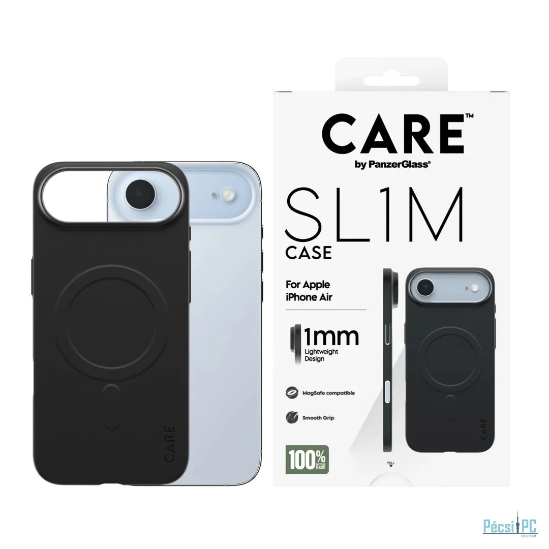 PanzerGlass Care slim MagSafe case for iPhone Air Black