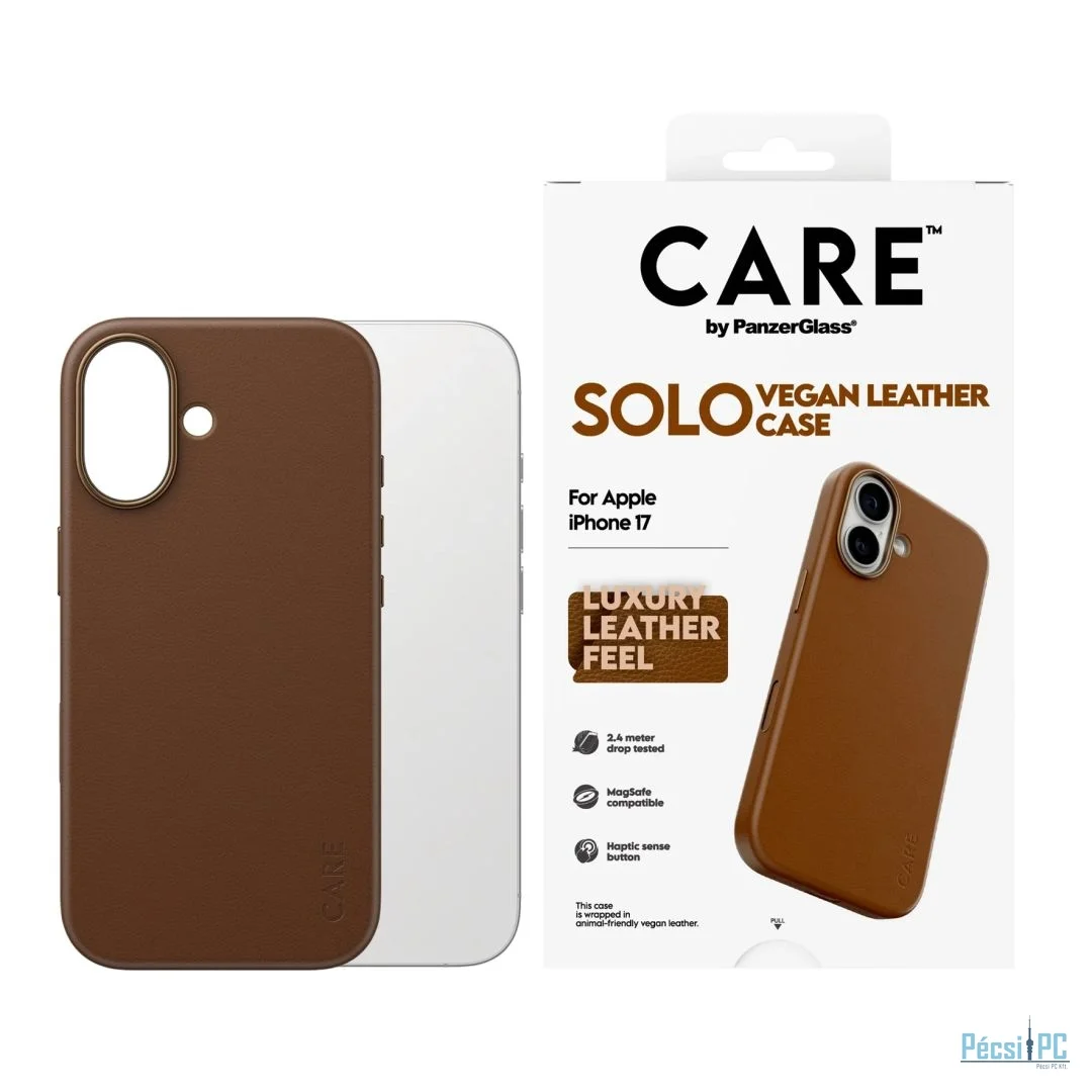PanzerGlass Care Solo Case for iPhone 17 Brown