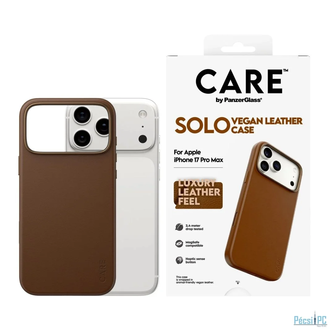 PanzerGlass Care Solo Case for iPhone 17 Pro Max Brown