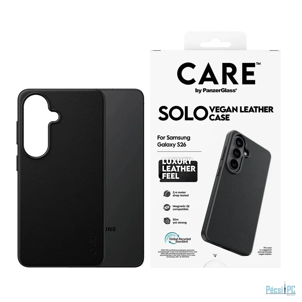 PanzerGlass Care Solo Case for Samsung Galaxy S26 Black