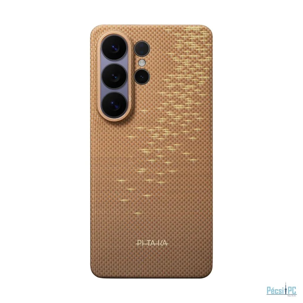 Pitaka Edge Case (Aaron Button) for Samsung Galaxy S26 Ultra Golden Glint