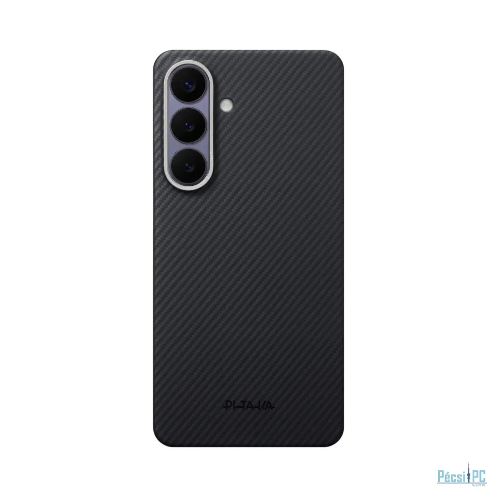 Pitaka Edge Twill (Aaron Button) case for Samsung Galaxy S26+ Black/Grey