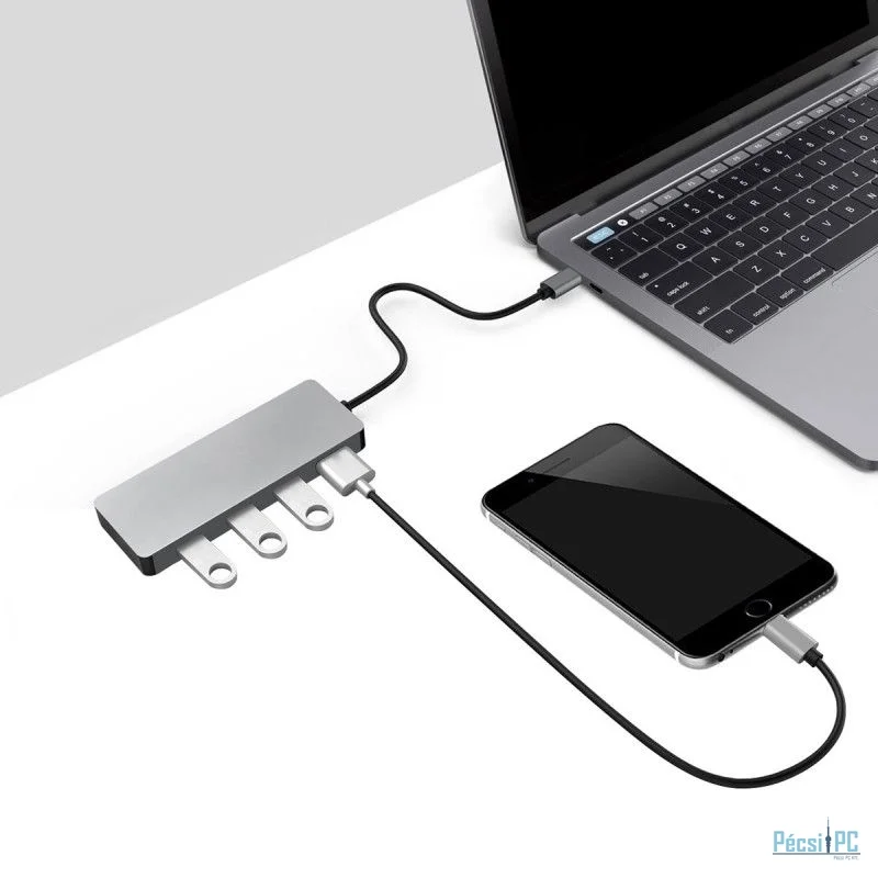 Platinet Omega 4-port USB 3.0 hub Black