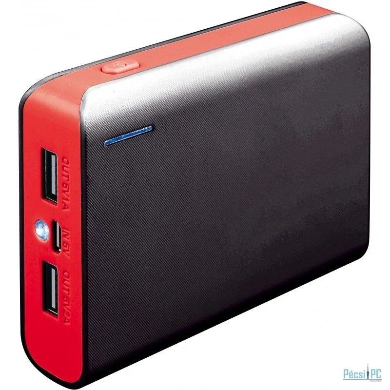 Platinet 6000mAh Powerbank Black/Red