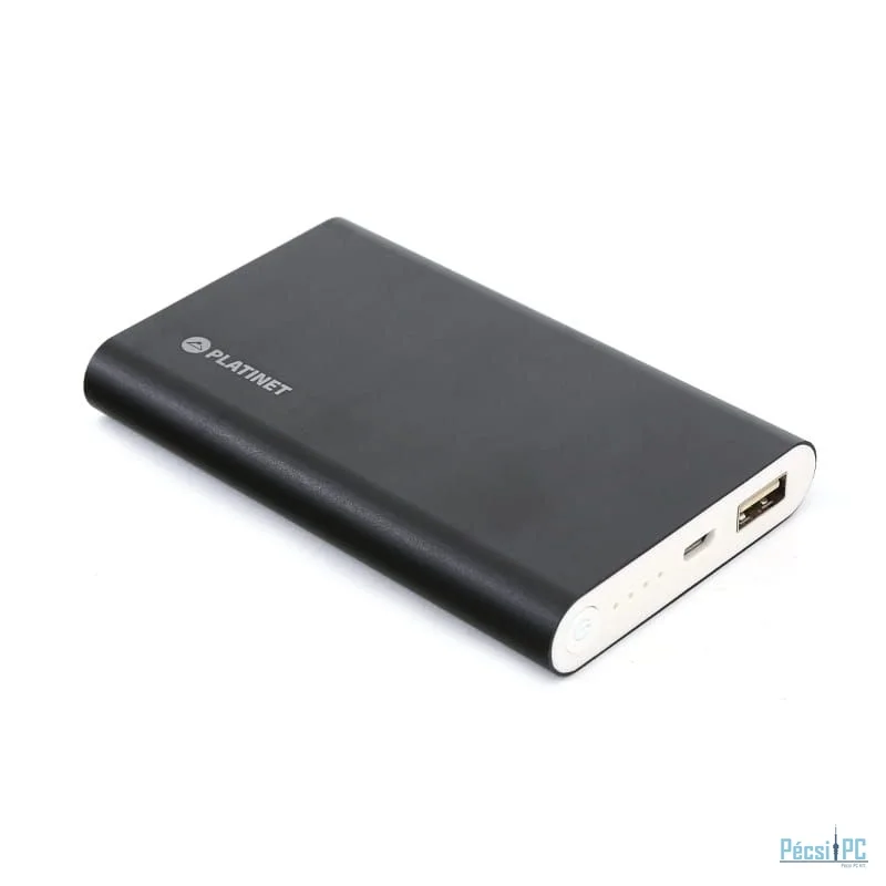 Platinet PMPB10AB 10000mAh Polymer Alu Power Bank Black