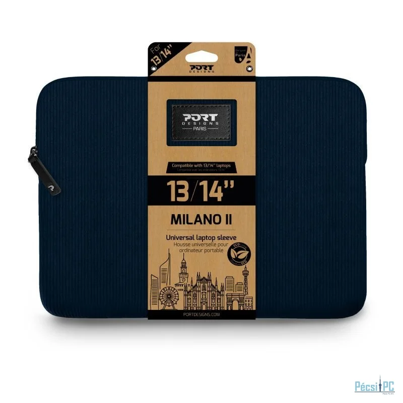 Port Designs MILANO II ECO laptop sleeve 14