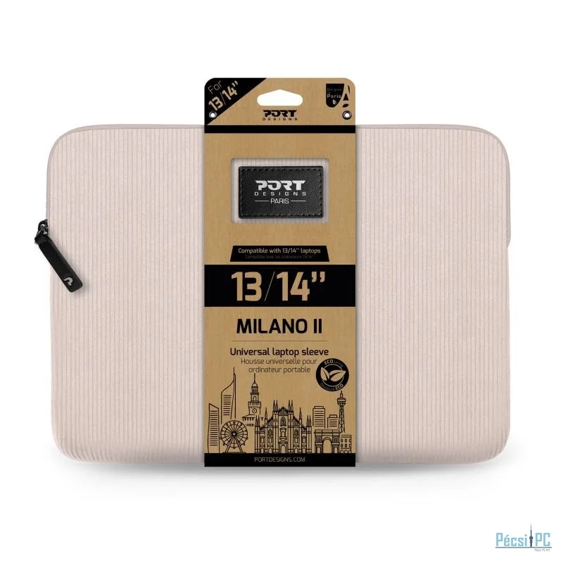 Port Designs MILANO II ECO laptop sleeve 14
