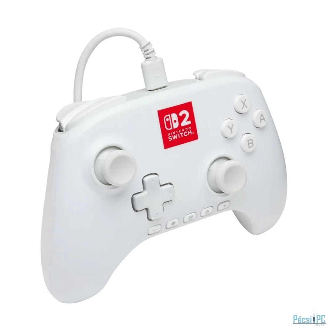 PowerA Advantage Wired Controller for Nintendo Switch 2 Gamepad Lumectra White