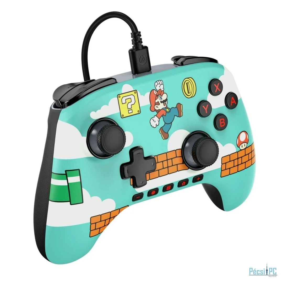 PowerA Advantage Wired Controller for Nintendo Switch 2 Gamepad Mario Time