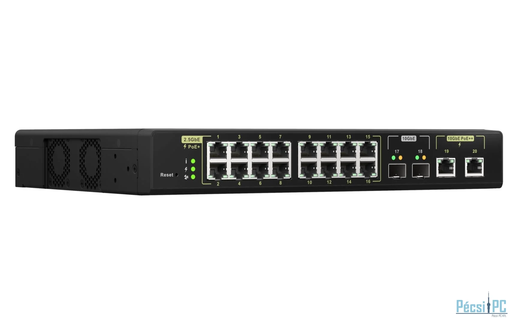 QNAP QSW-M2116P-2T2S Smart Managed Switch