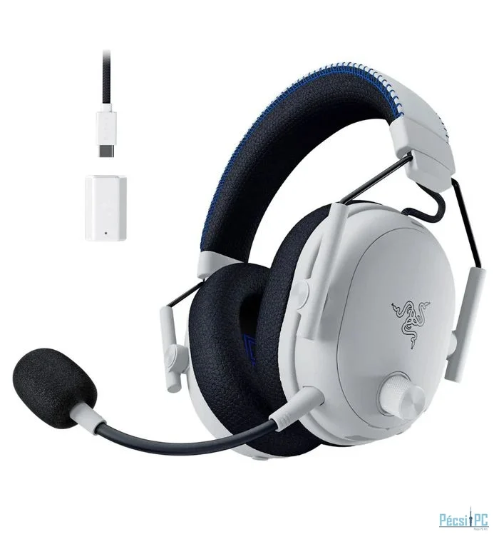 Razer Blackshark V3 Pro Wireless Bluetooth Headset for Playstation White