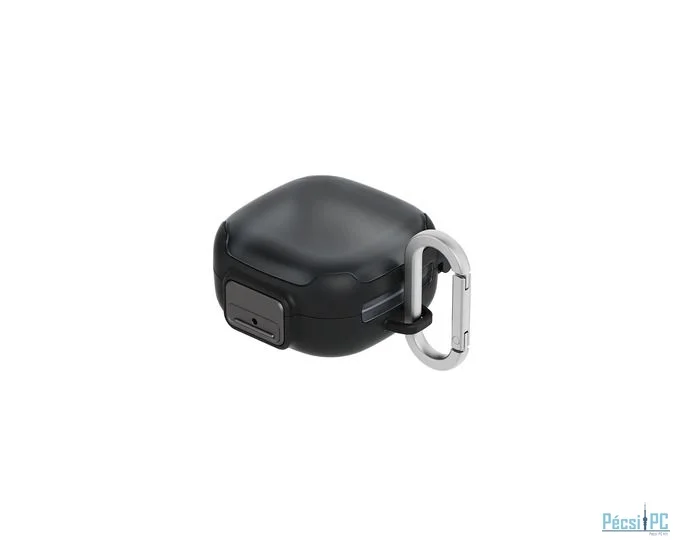 Samsung Galaxy Buds4/Buds4 Pro Clip Case with Carabiner Black