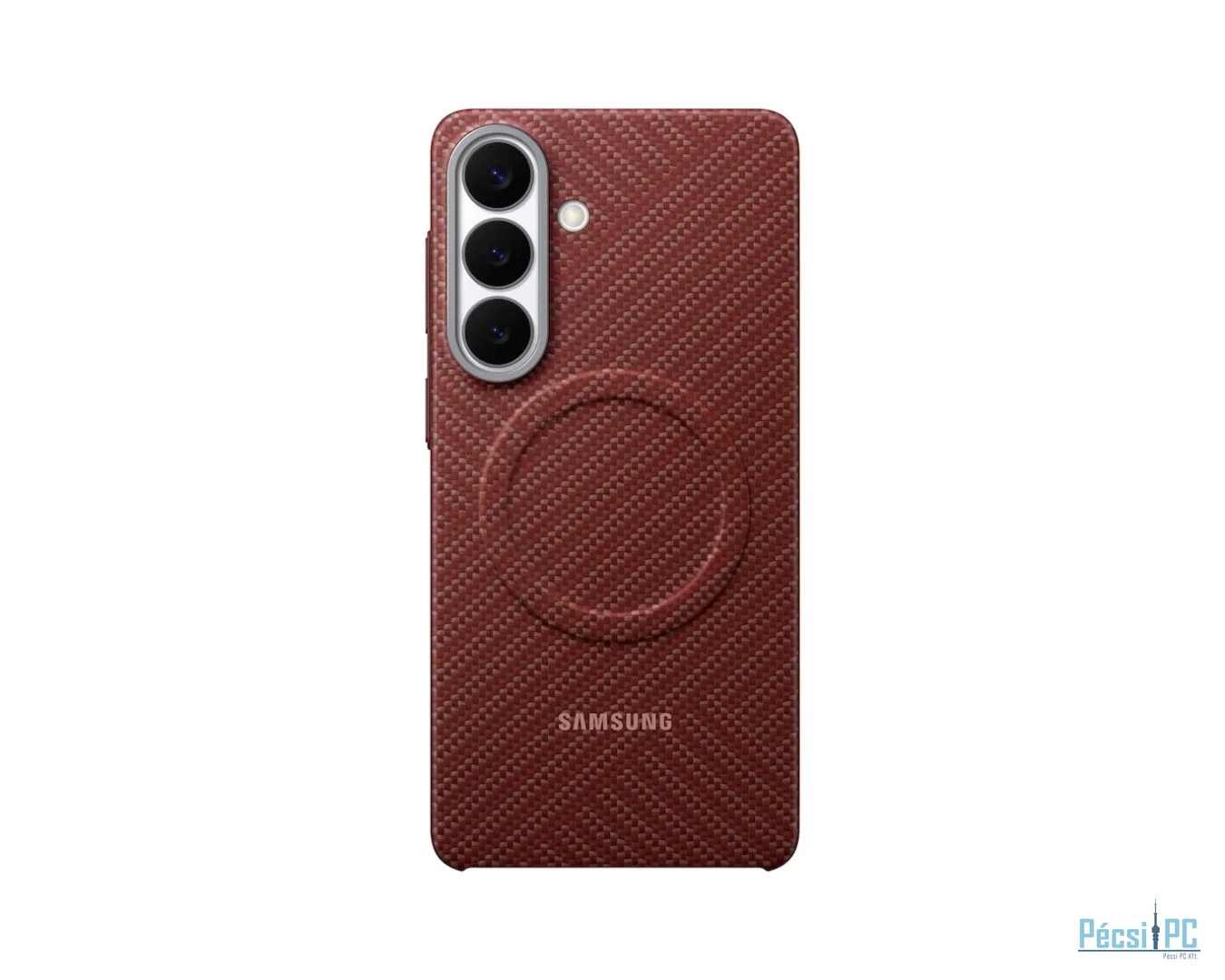 Samsung Galaxy S26 Carbon Magnet Case Coralred