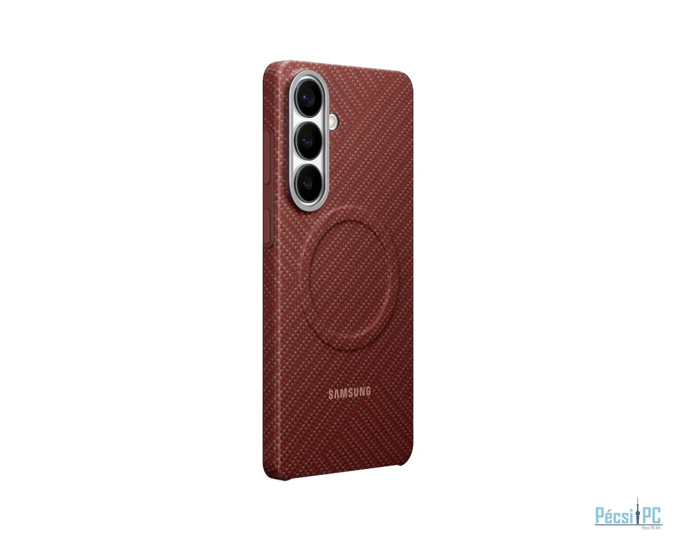 Samsung Galaxy S26 Carbon Magnet Case Coralred