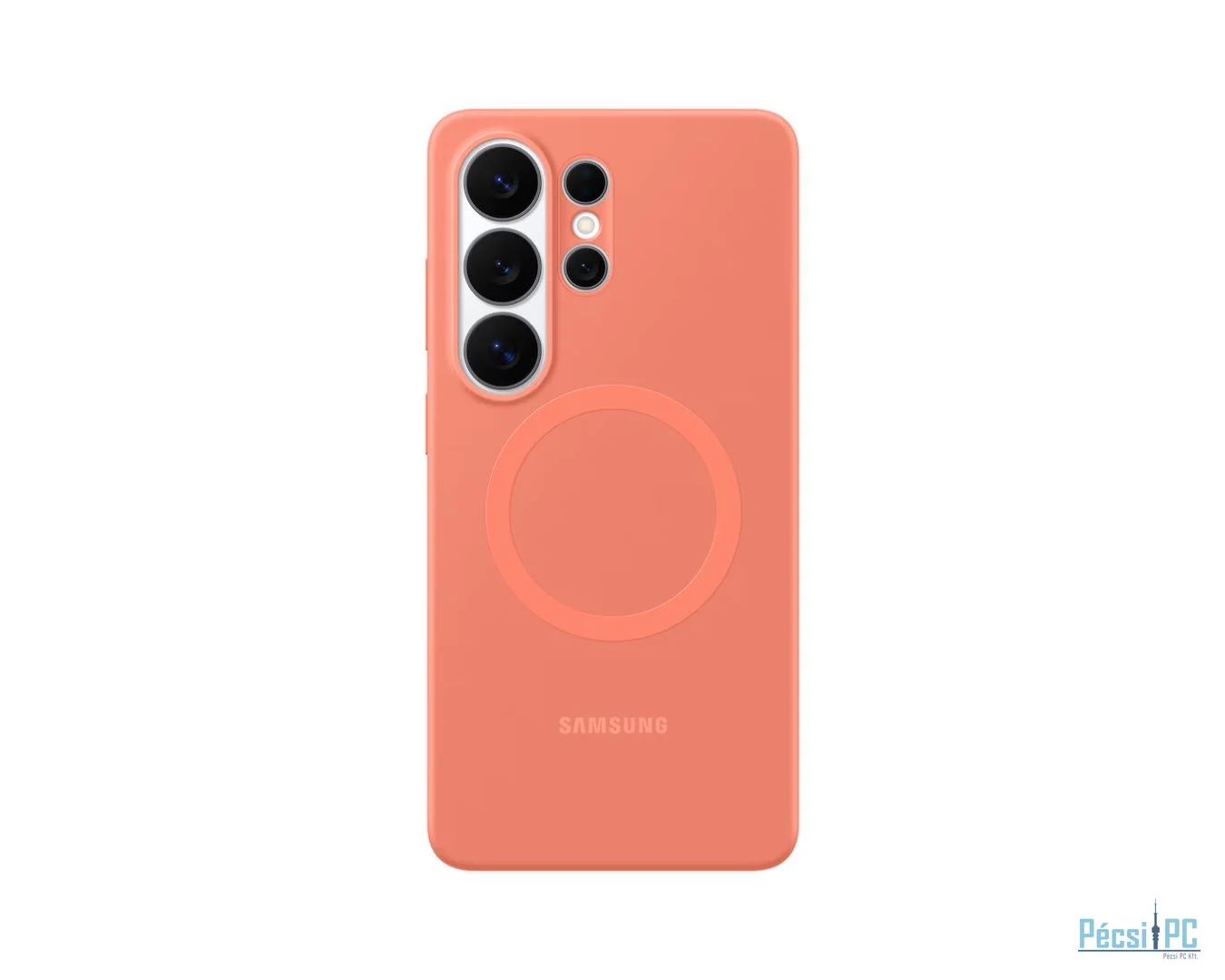 Samsung Galaxy S26 Ultra Silicone Magnet Case Coralred