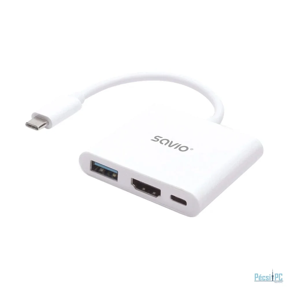 Savio AK-48 Multiport Adapter White