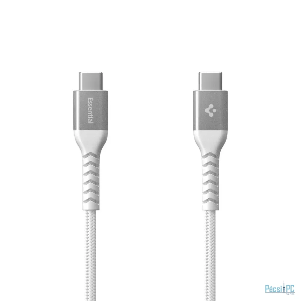Spigen Essential USB-C to USB-C 100W Fabric Cable 1m White