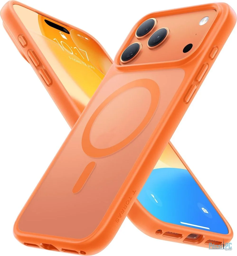 Torras Guardian Magnetic case for iPhone 17 Pro Energy Orange