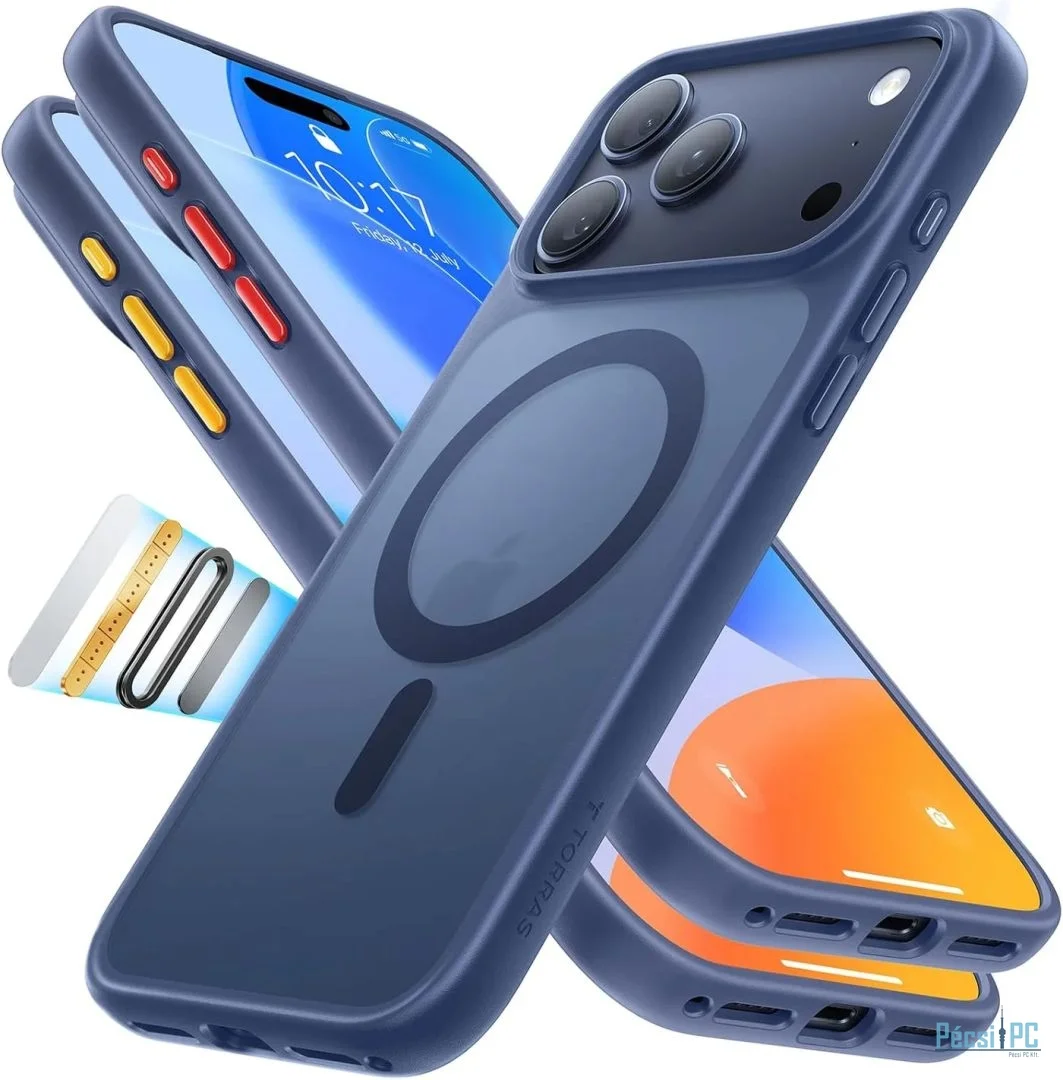 Torras Guardian Magnetic case for iPhone 17 Pro Navy Blue