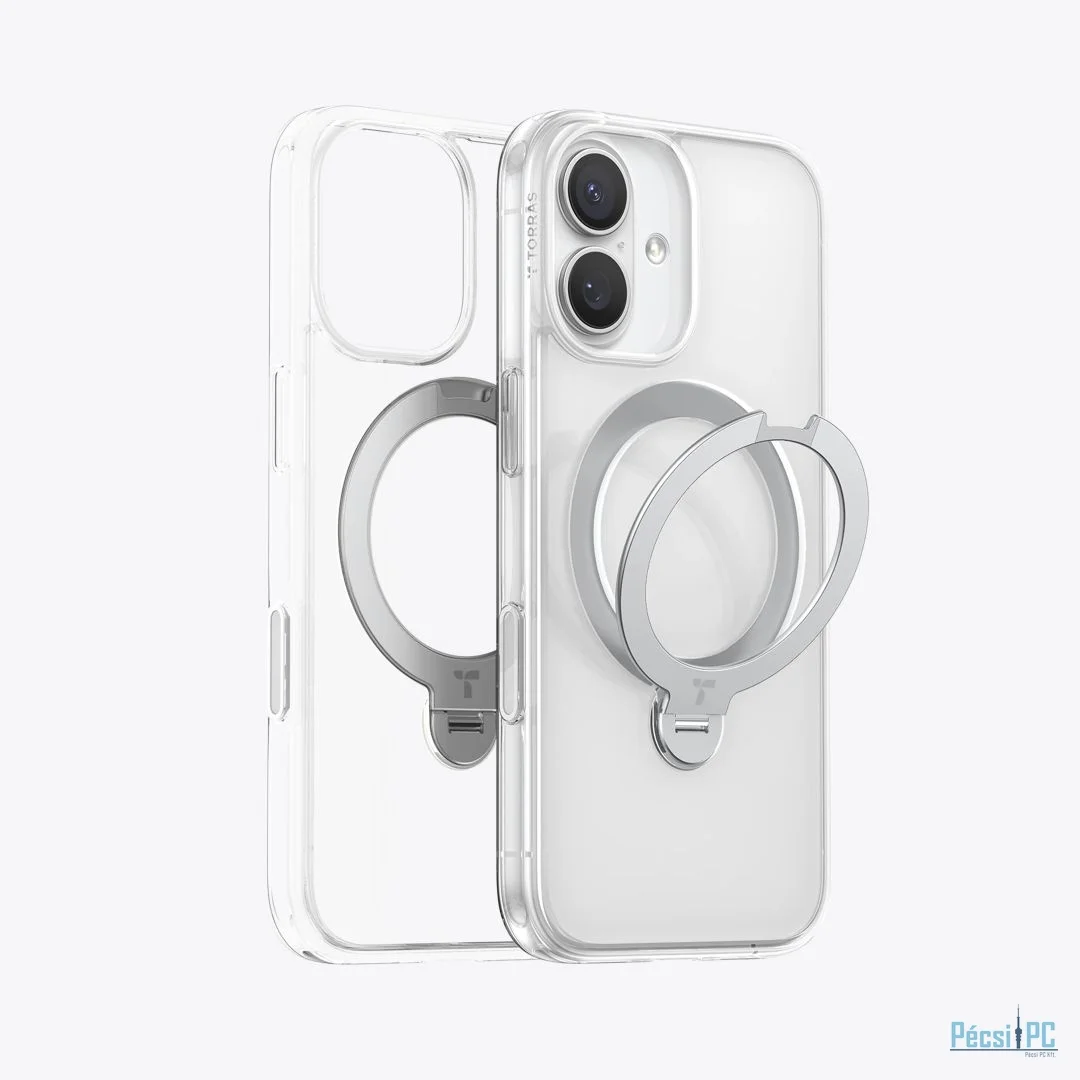 Torras Ostand Pro case for iPhone 17 Clear