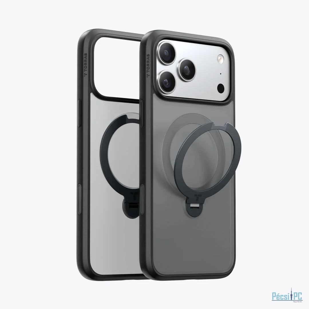 Torras Ostand Pro case for iPhone 17 Pro Max Black