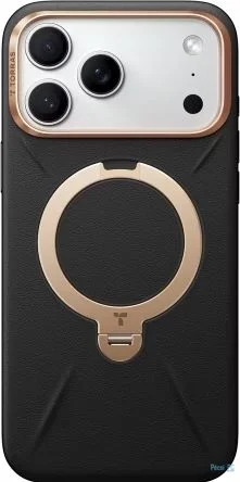 Torras Ostand Q3 Vegskin for iPhone 17 Pro Obsidian Black