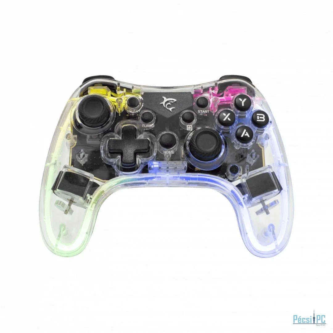 White Shark Legion Bluetooth Gamepad Transparent