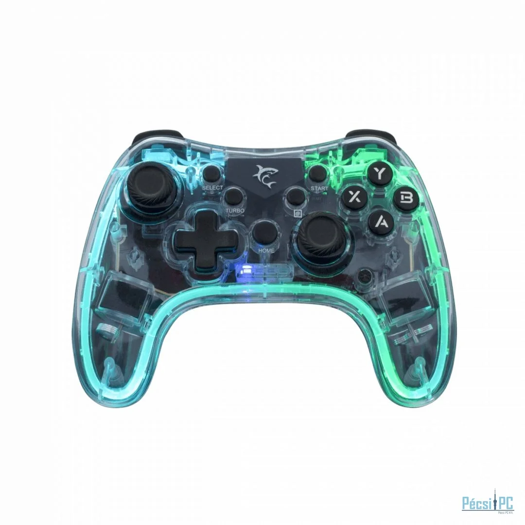 White Shark Legion Bluetooth Gamepad Transparent