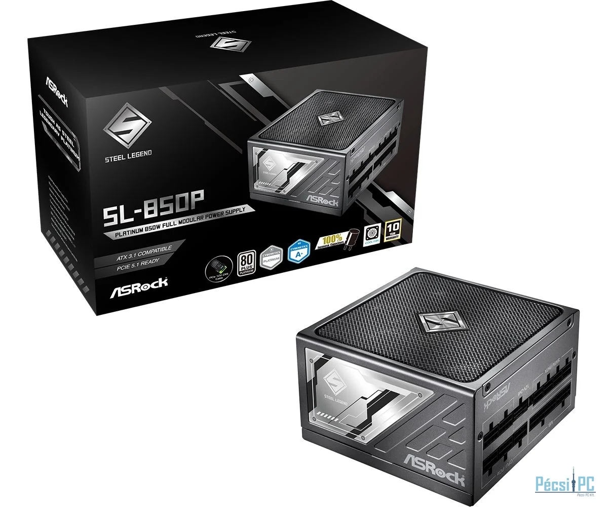 ASRock 850W 80+ Platinum Steel Legend SL-850P