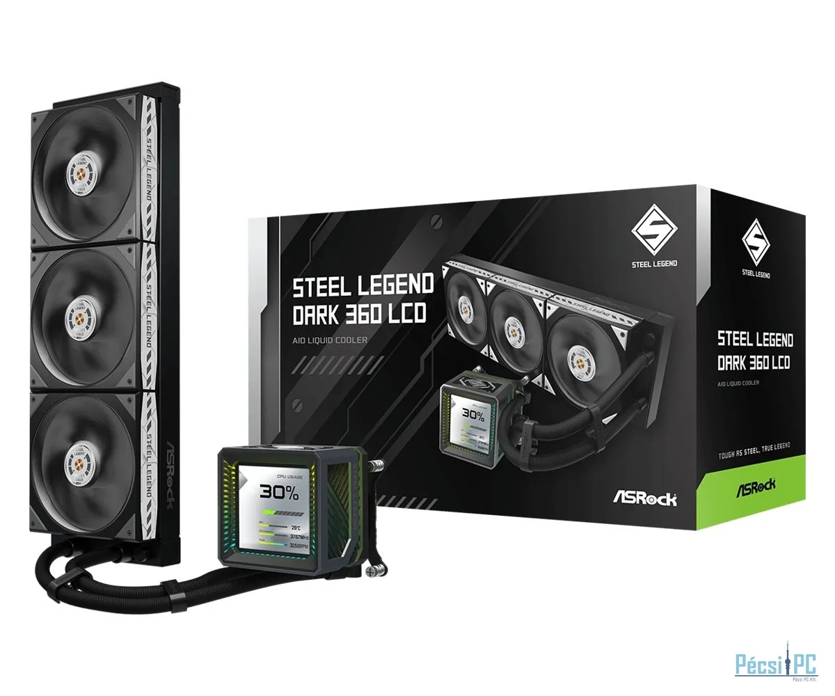 ASRock Steel Legend Dark 360 LCD