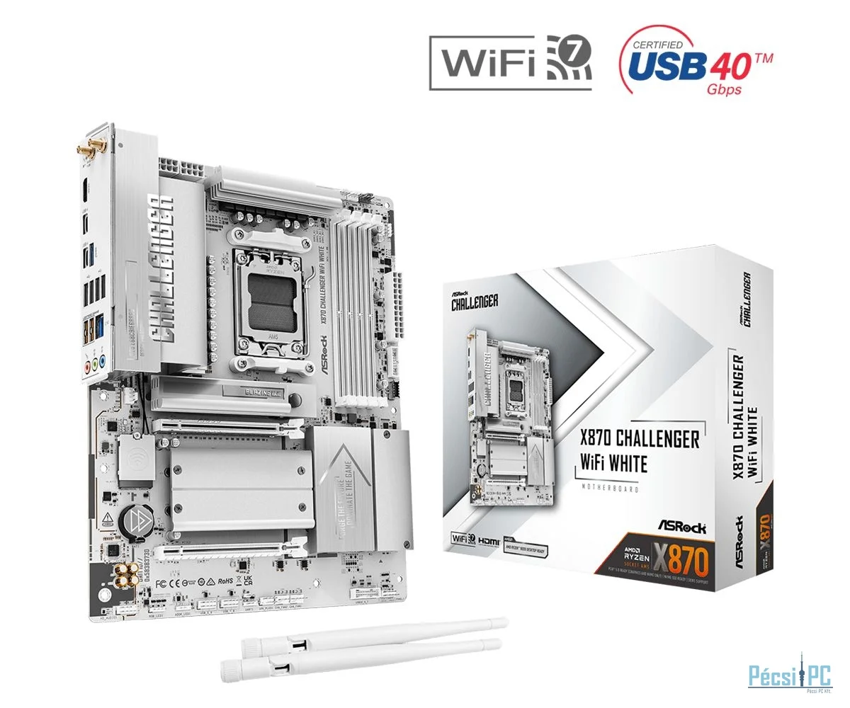 ASRock X870 CHALLENGER WIFI WHITE
