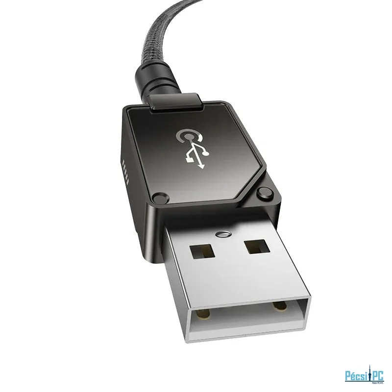 Baseus Unbreakable Series 2.4A USB to Lightning Fast Charging Data cable 1m Black